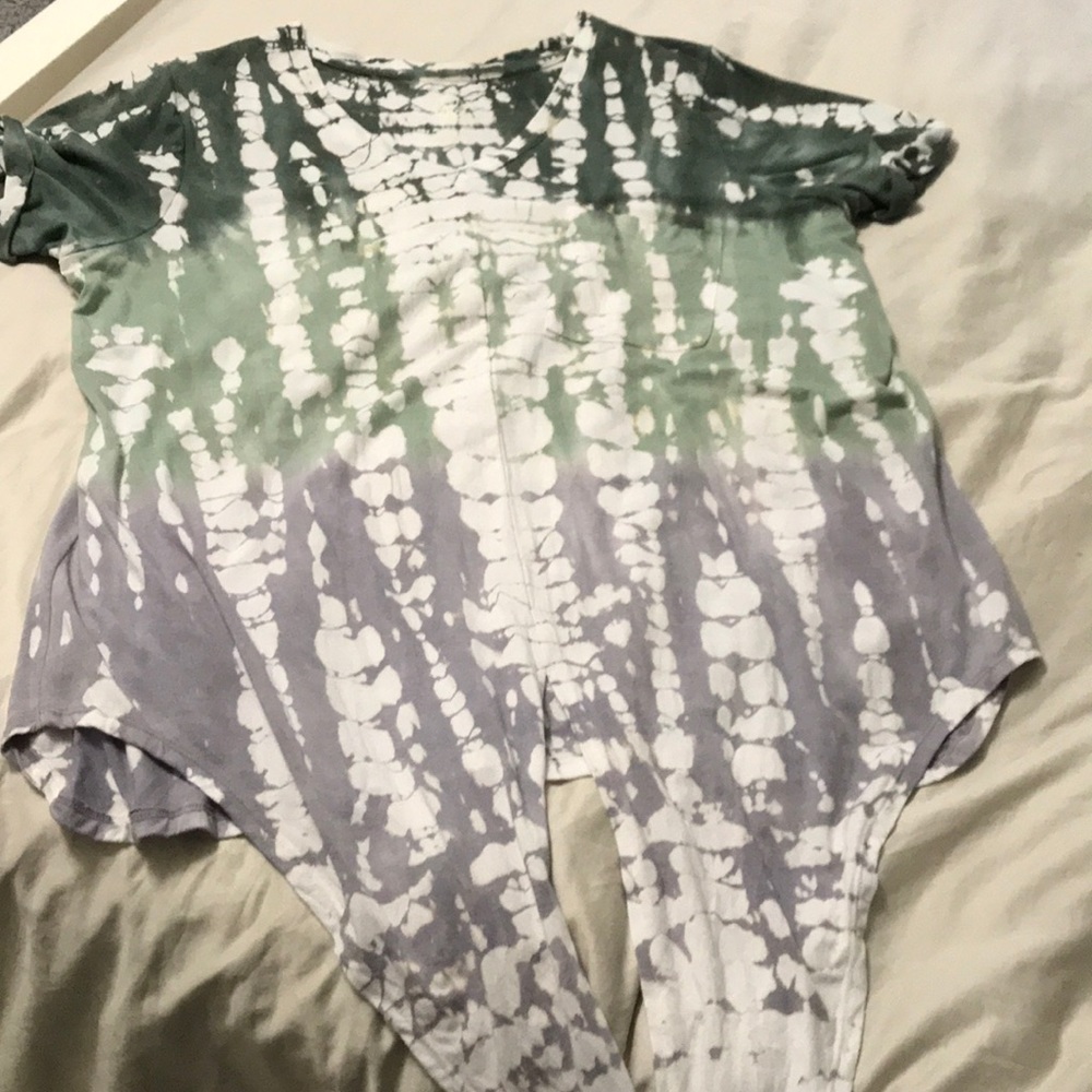 Tie dye longer tee.